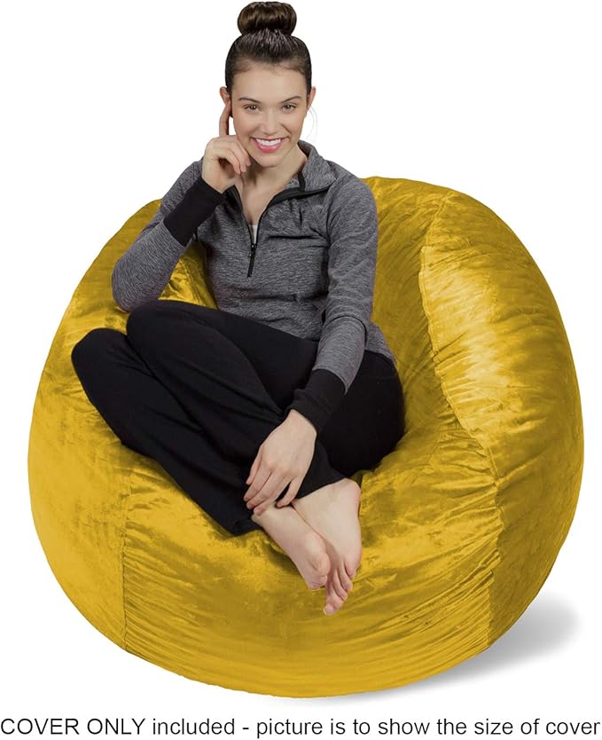 Sofa Sack Bean Bag Chair Cover Only, - Image 2