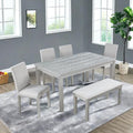 Dining Table Set, 6-Piece Kitchen Table & Chair Set by ChicFurnit