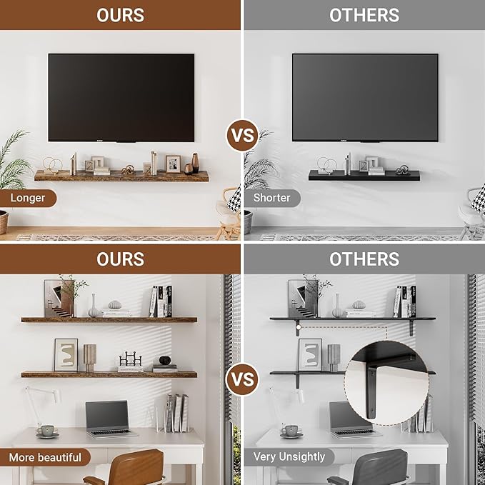 Heimlove 32 Inch Floating Shelves - Image 4