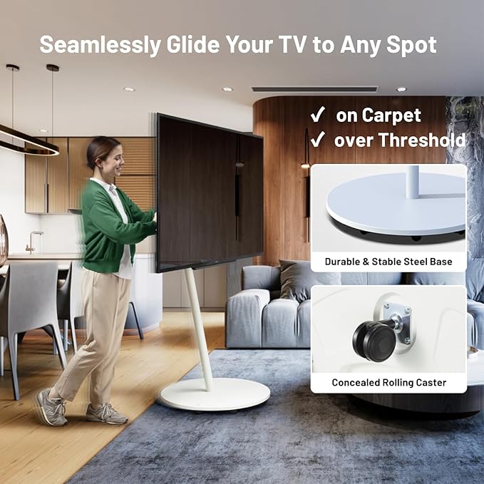 WALL Seven Stand A2 Grand | Rolling TV Stand - Image 4