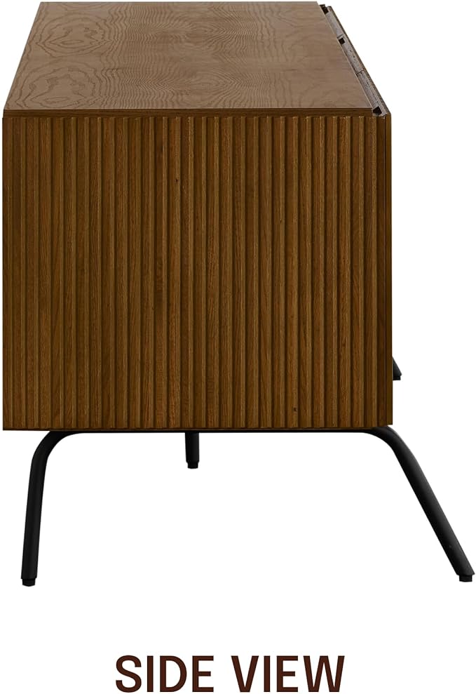 NTC Veil TV Stand with 3 Doors for TVs up to 60’’, Media Console with Vertical - Image 7