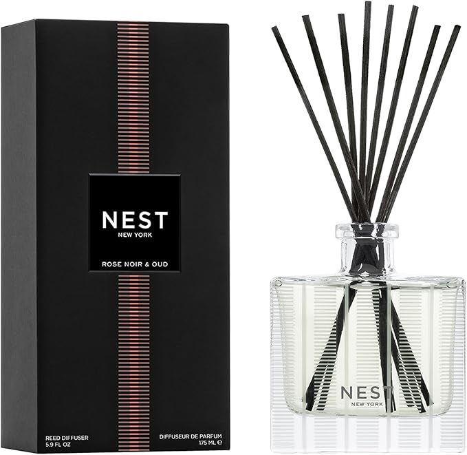 NEST New York Reed Diffuser, Rose Noir & Oud by NESTNewYork