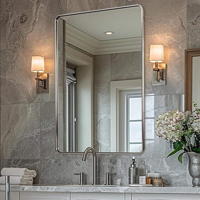 ANDY STAR 48x36 Inch Chrome Mirrors - Image 3