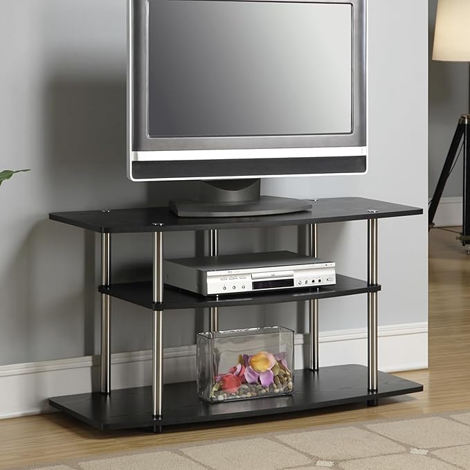 Convenience Concepts Designs2Go No Tools 46 inch 3 Tier Wide TV Stand - Image 2