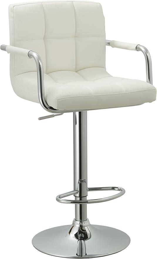 AC Pacific Contemporary Adjustable Swivel Kitchen Bar Stool Chair by ACPacific