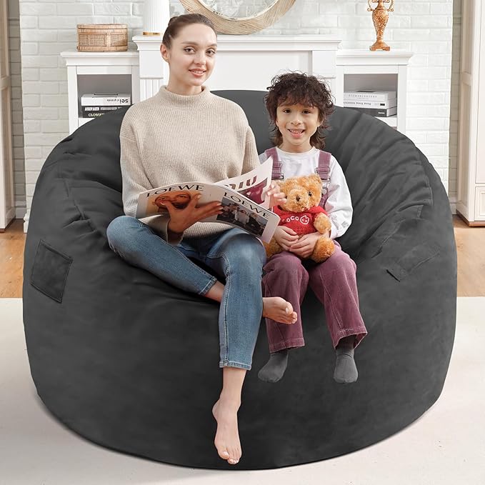3FT Bean Bag Chair, Comfy Bean Bag Chairs - Image 2