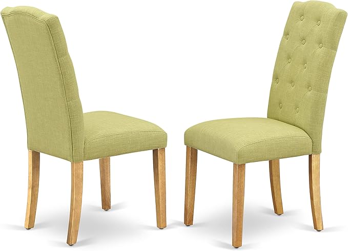 East West Furniture ESCE3-OAK-07 3 Piece Dinette Set - Image 4