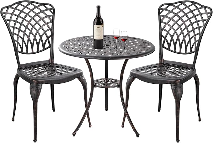 Bronze Patio Bistro Set - Image 7