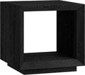 Henn&Hart 22" Wide Rectangular Side Table in Natural Black, by HennHart