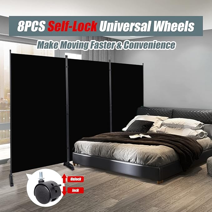 Room Divider Folding Privacy Screens - Image 2