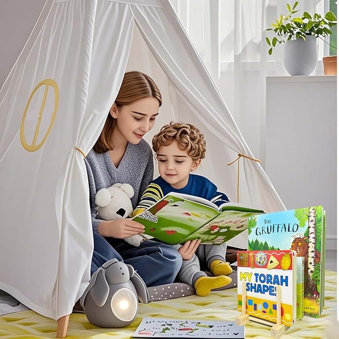 2 Pcs Wooden Kids Bookshelf, Toddler Book Display Shelves Children Book Rack - Image 6