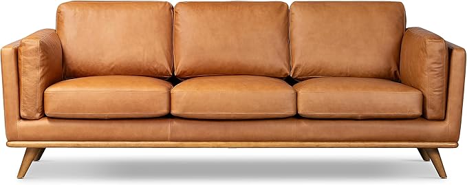 Poly & BARK Cádiz 90" Sofa in Bourbon Tan by POLYBARK