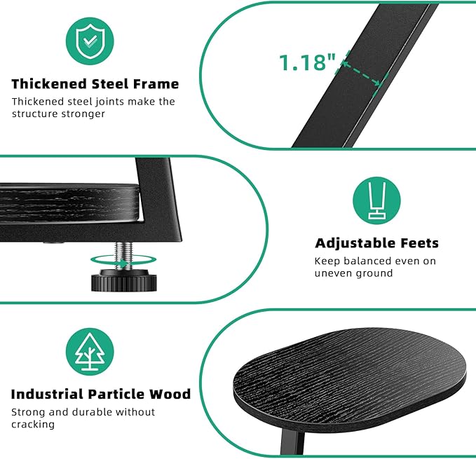 Side Table, Small End Table - Image 8