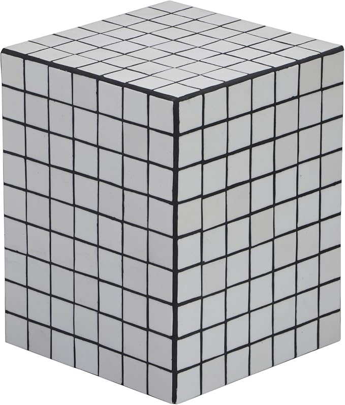 JONATHAN Y END2000G Callista 18" Modern Bohemian Ceramic Tiled Rectangle End by JONATHANY