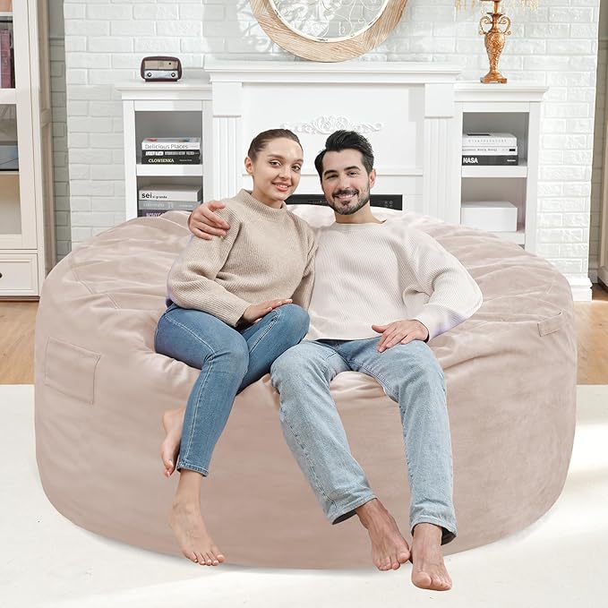4FT Bean Bag Chair, Large Bean Bag Chairs - Image 2