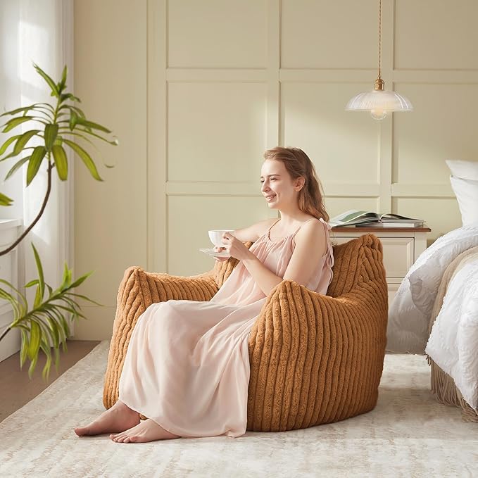 Giant Bean Bag Chairs for Adults Teens, Large Bean Bag Sofa Chairs - Image 4