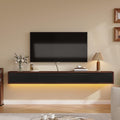 Floating TV Stand Matte Finish, Floating TV Console, Under TV Shelf by FloatiCasa