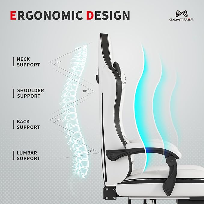 Gaming Chair, 400 lbs Adult Chair, High Back Computer Chair - Image 7