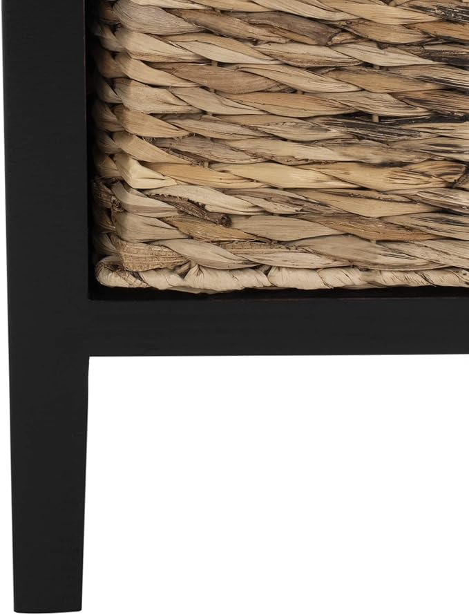 SAFAVIEH American Homes Collection Michaela Distressed Black Side Table - Image 8