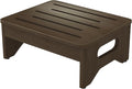 Wooden Step Stool for Adults & Kids, Non-Slip Rubber Feet, 6.5 Inch High by Hellojin