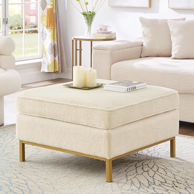24KF Large Square Couch Ottoman by WEMARTHOMEDECOR