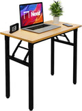 Need Folding Desk Small Desk 31 1/2" No Assembly Foldable Computer Desk by Need