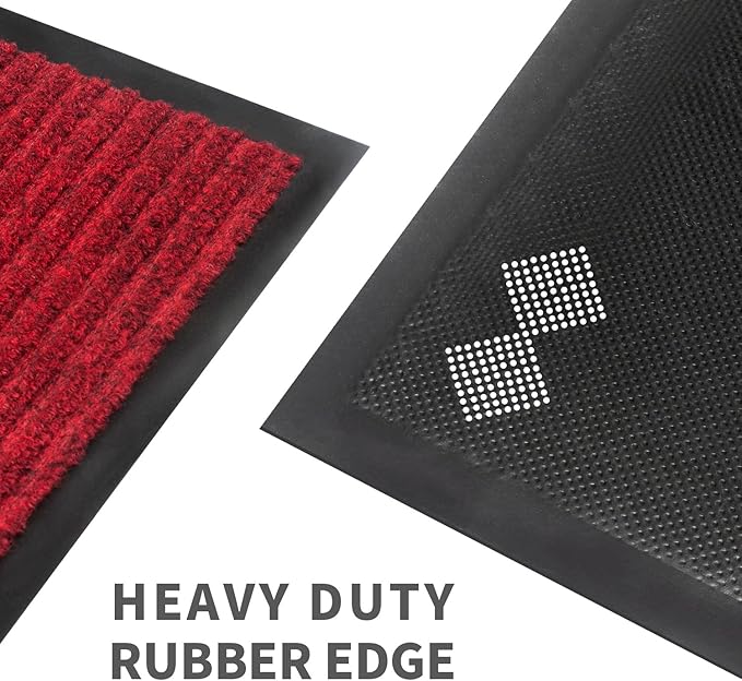 TANYOYO 3' X 10' Commercial Grade Door Floor Mat Brush Step Entrance Mat Vinyl - Image 5