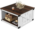 WLIVE Coffee Table, Farmhouse Coffee Table by WLIVE