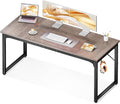 Coleshome 63 Inch Computer Desk, Modern Simple Style Desk by Coleshome