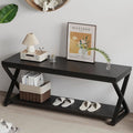 IBF Black Bench, Modern Entryway Bench by IBF