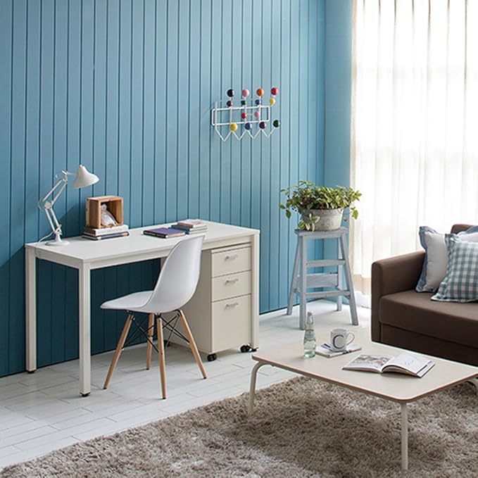 Need Computer Desk, 47 inch Home Office Desk, Modern Simple Style Home Office - Image 8
