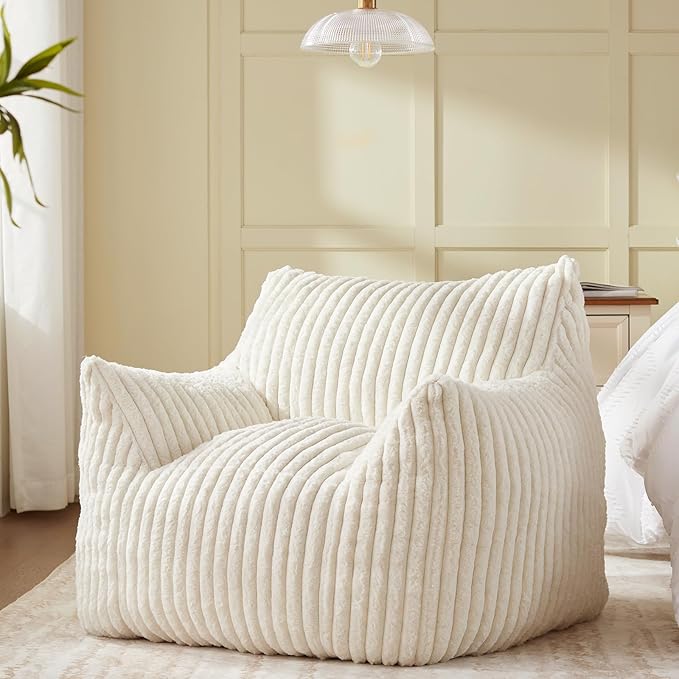 Giant Bean Bag Chairs for Adults Teens, Large Bean Bag Sofa Chairs by Unknown