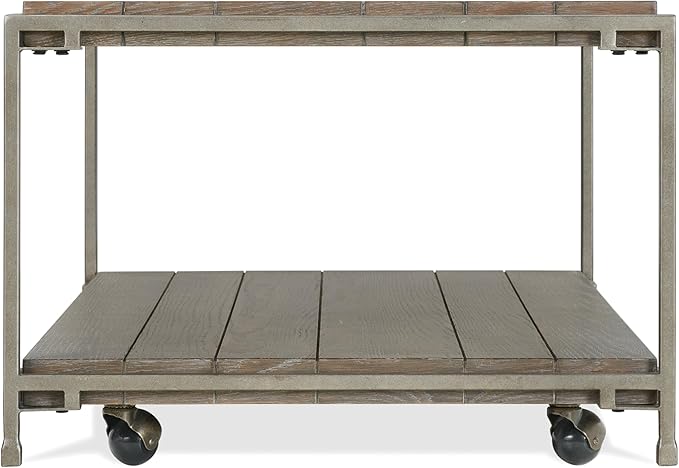 Roundhill Furniture Corbeta Living Room, Coffee Tables, Aged Graphite - Image 9