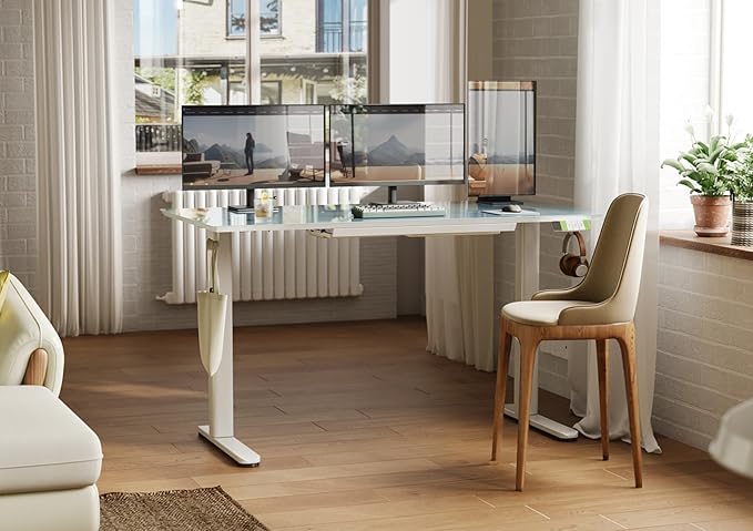INNOVAR Glass Standing Desk - Image 2