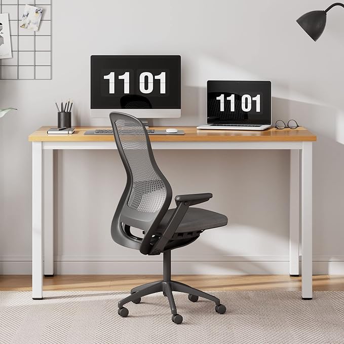 Need Computer Desk, 47 inch Home Office Desk, Modern Simple Style Home Office - Image 4