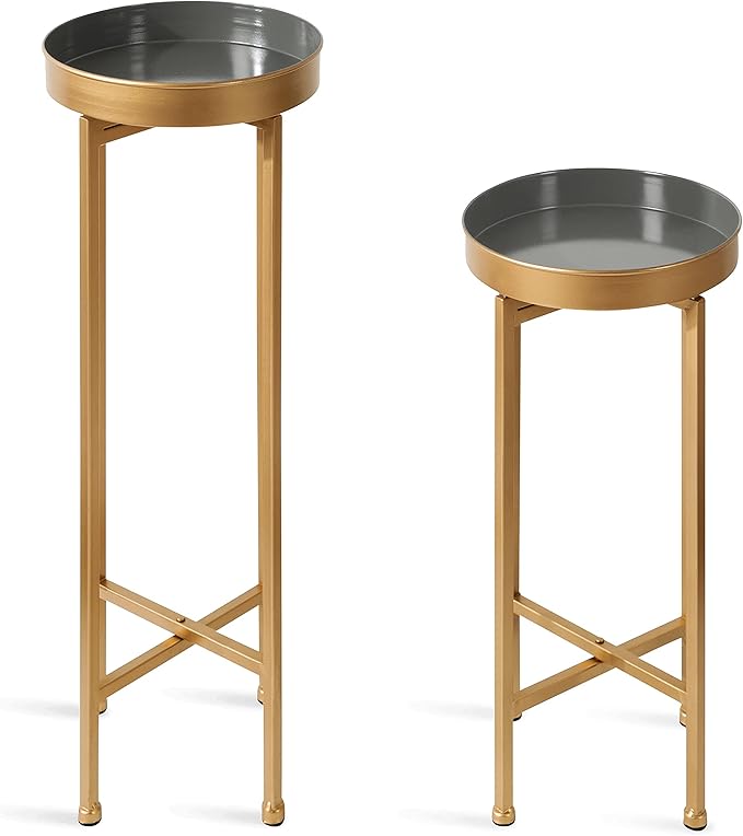Kate and Laurel Celia Modern Side Table, Sophisticated End Tables - Image 6