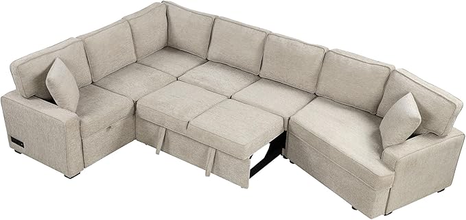 126" Extra Large Pull-Out Sofa Bed - Image 13