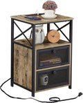 VECELO Dust Grey End Table by VECELO