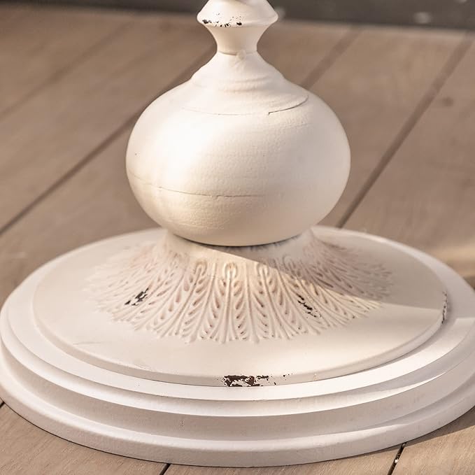 Round Side Table Living Room, Vintage End Table, French Country Round Table - Image 8