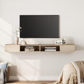 WAMPAT 70 inch Floating TV Stand, Entertainment Center Media Console, Wall by WAMPAT