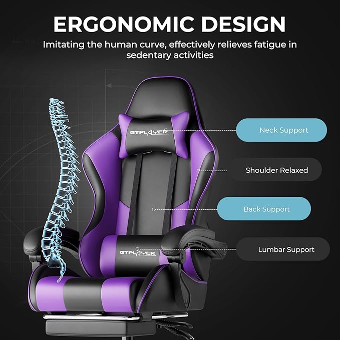 GTPLAYER Gaming Chair, Computer Chair - Image 5
