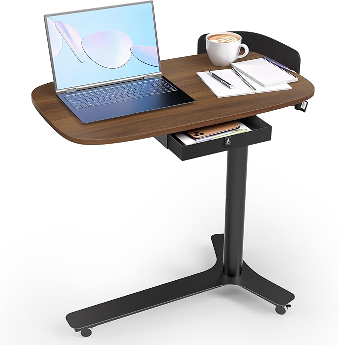 Rolling Adjustable Height Desk by WALKINGDESK