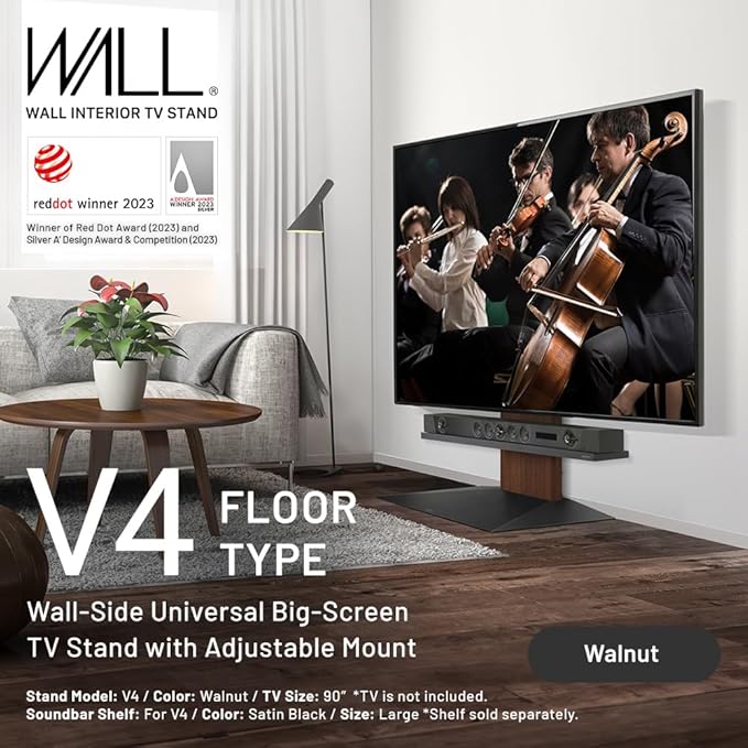 WALL V4 | Sleek Shallow Floor TV Stand - Image 2