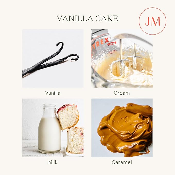 LA JOLIE MUSE Vanilla Cake Scented Candles, Vanilla Candles - Image 2