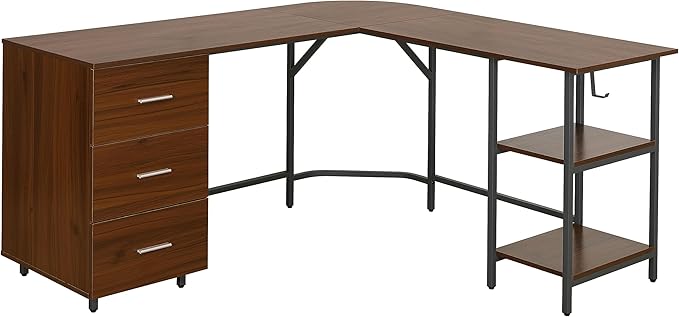 Techni Mobili L Shaped Desk by TechniMobili