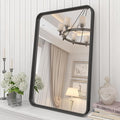16x24 Inch Black Metal Framed Bathrrom Mirror by CHARMOR