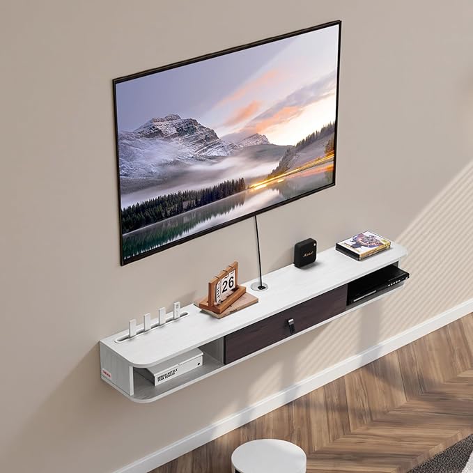 VEVOR Floating TV Stand, for Bedroom & Living Room - Image 8