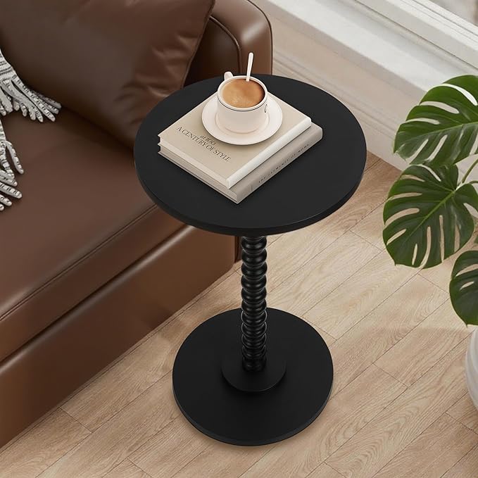 Round Side Table, Small End Table - Image 7
