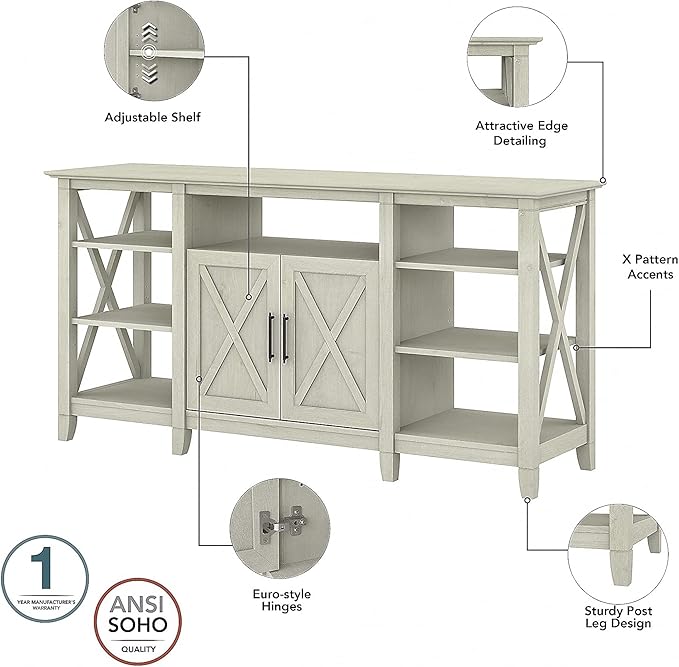 Bush Furniture Key West Tall TV Stand - Image 3
