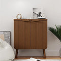 Fluted Buffet Cabinet – Modern Wood Sideboard by FONTOI